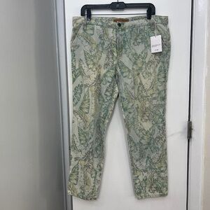 NEW JOE'S Jeans from Nordstrom with tropical leaves print - unusual & beautiful!